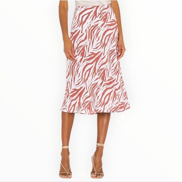 Rails Anya Skirt Rust Zebra, XS - Picture 1 of 5